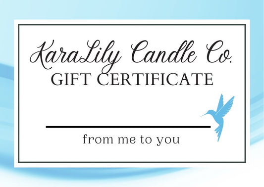 KaraLily Candle Co. Gift Certificate